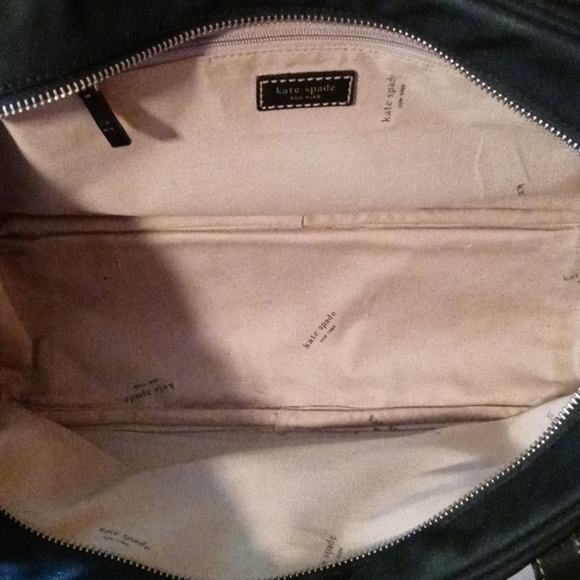 Vintage Kate Spade New York purse black Satchel - Picture 10 of 15